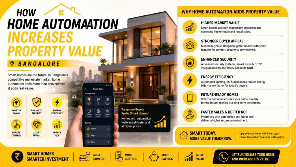 How Home Automation Increases Property Value in Bangalore How Home Automation Increases Property Value in Bangalore