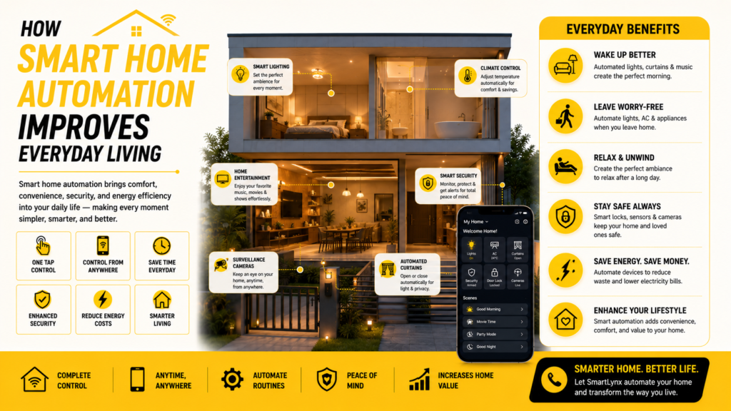 How Smart Home Automation Improves Everyday Living How Smart Home Automation Improves Everyday Living