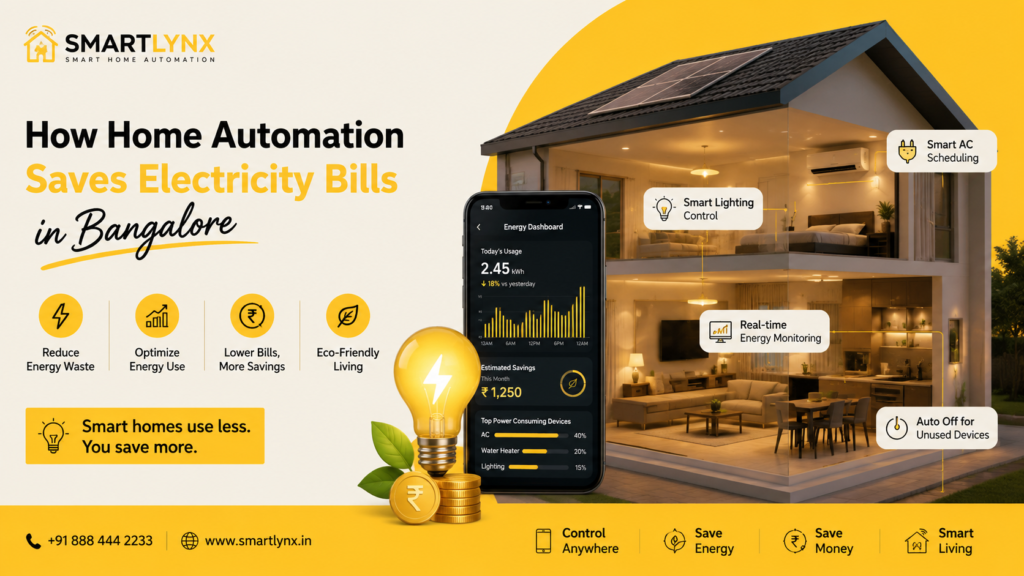 How Home Automation Saves Electricity Bills in Bangalore