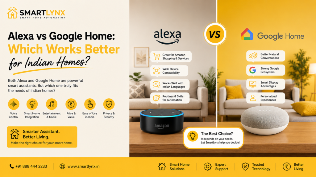 Alexa vs Google Home : Which Works Better for Indian Homes