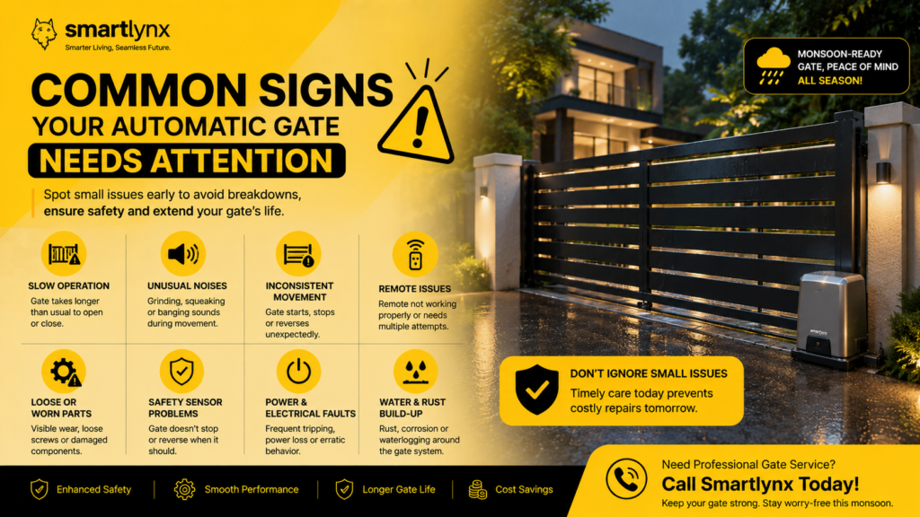 Common Signs Your Automatic Gate Needs Attention