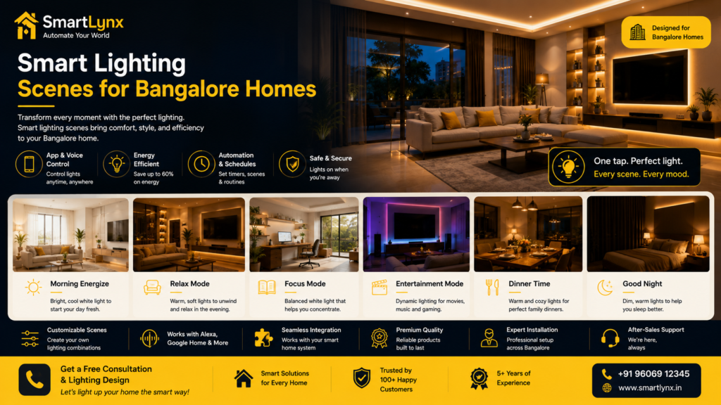 Smart Lighting Scenes for Bangalore Homes
