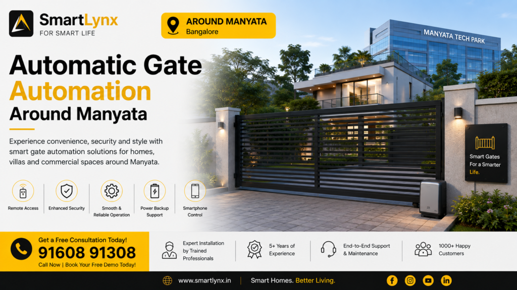 Automatic Gate Automation Around Manyata