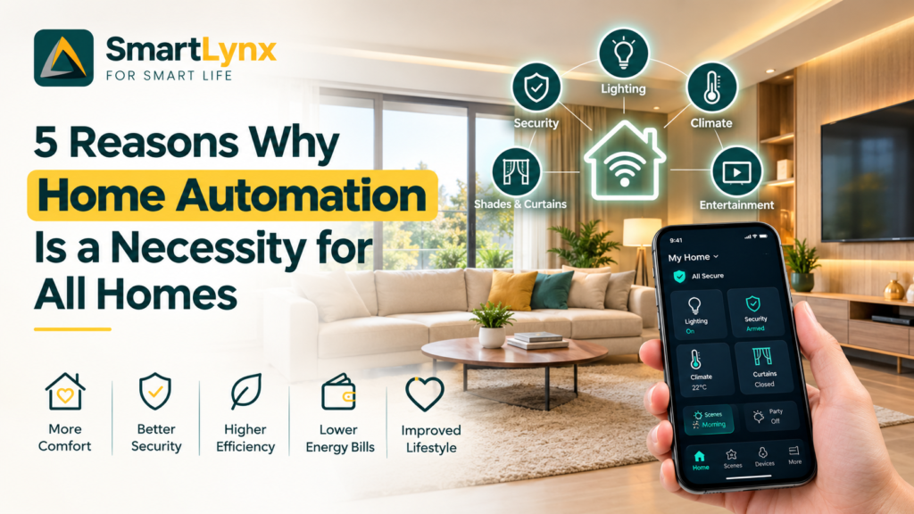 5 Reasons Why Home Automation Is a Necessity for All Homes