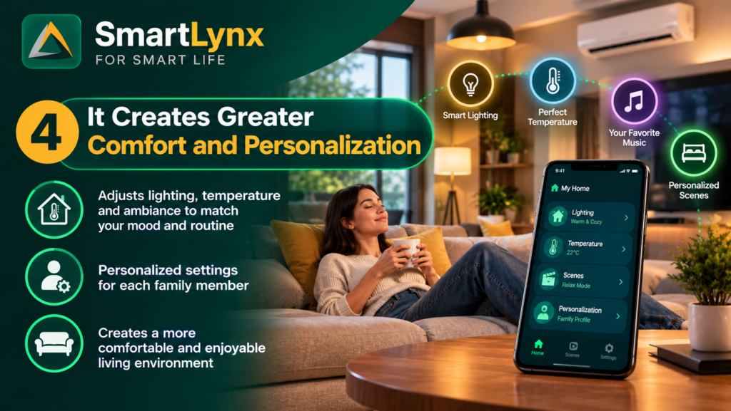 It Creates Greater Comfort and Personalization It Creates Greater Comfort and Personalization