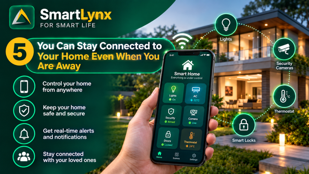 You Can Stay Connected to Your Home Even When You Are Away You Can Stay Connected to Your Home Even When You Are Away